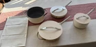 Caraway 8-PC Ceramic Cookware Set Cream Used. Price: $195.00.
