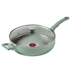 Pan Nonstick Frying 5QT Oven Safe Lid Mint Green Fal Ceramic New. Price: $74.99.