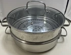 Nuwave 3.5 Qt Pot Precision Induction Cookware & Strainer 32003BL Stainless Used. Price: $15.00.