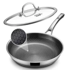 Yonida Non Stick Frying Pans, 12-INCH With Lid, Inch, Stainless Steel New. Price: $125.00.