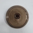 Vintage Pyrex Visions Amber Glass Replacement Lid V-25-C Fits 2.5L Qt Pot... Used. Price: $11.00.
