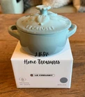 Creuset Stoneware Jardin Relief Collection 8 Oz Mini Cocotte Sea Salt. Price: $54.99.