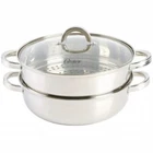 Oster Sangerfield 3 Piece 11 Inch Stainless Steel Everyday Pan With Steamer And New. Price: $37.59.