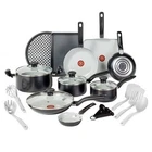 T-fal Simply 20PC Ceramic Nonstick Cookware Set Black New. Price: $222.99.