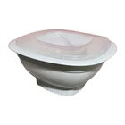 Nordic Ware Microwave 12 Cup Popcorn Popper White With Lid Usa Freeze Heat Serve Used. Price: $11.75.