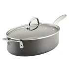 Rachael Hard Anodized Nonstick 5 Qt Cookware Oval Saute Pan, Gray New. Price: $59.87.