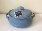 Denby Colonial Blue Covered Casserole Dish With Lid Stoneware Nwt. Price: $145.00.