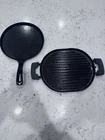 Precision Nuwave Griddle + Skillet 11" Induction Cooktop Cast Iron Enamel Set Used. Price: $44.95.