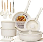 Astercook Ceramic Non-stick Cookware 21 Pcs Pots Pans Set, Detachable Handle New. Price: $99.99.