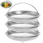 3 Pack Steamer Basket For Cooking, All-in-one Strainer Colander Set New. Price: $19.71.
