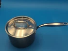 Breville Thermal Pro Hard Anodized Nonstick Pan/sauce Panwith Lid, 3 Quart Used. Price: $15.00.
