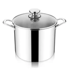 Herogo 12 Qt Stock Pot Tri-ply 18/10 Stainless Steel Cooking Lid Quart New. Price: $68.72.