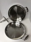 Cuisinart Stainless Steel 12" Fry Pan And Saute 722-30H 733-30H Used. Price: $50.00.