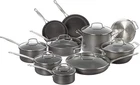 Cuisinart 17-PIECE Pots And Pans Set, Non Stick Hard Anodized Cookware Comp New. Price: $227.50.