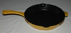 Cuisinart Cast Iron Enamel 10" Skillet Yellow (C122-24) Rare Color Nice Used. Price: $26.50.
