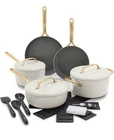 Greenpan GP5 14 Piece Cookware Pots And Pans Set, Hard Anodized Healthy Ceramic New. Price: $359.11.