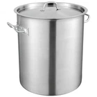 Stainless Steel Stockpot, 42 Quart Large Cooking Pots, Multipurpose Cookware Sau New. Price: $131.36.