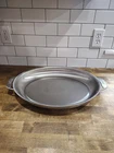 All Clad Metalcrafters Lg. Oval Roasting Pan 17.5X14 Vintage Raised Handles Used. Price: $119.00.