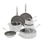 Greenpan Eras Ceramic Non-stick 11-PIECE Cookware Set- Pre Owned New. Price: $153.00.