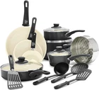 16 Piece Nonstick Cookware Set, Soft Grip Non-toxic Pfas-free Ceramic Pots & Pan New. Price: $146.99.