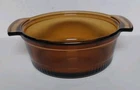 Anchor Hocking Amber Glass Ribbed Casserole Dish (1438) 2 Qt 8.75" No Lid Used. Price: $8.88.