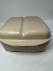 Vintage Anchor Hocking Microware PM481-T1 Dish Container Divided Lid Usa Made Used. Price: $16.00.