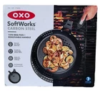 Oxo Pre-seasoned Carbon Steel, 12" Bbq Pan Skillet With Holes, Removable Handle New. Price: $43.00.