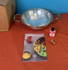 P-tal 1.5L Brass Nonstick Tin Coated Wok W/ Lid, Kadhai New. Price: $97.99.