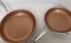 Gotham Steel Aqua Blue Nonstick Ceramic Frying Pan Set 8 ,10 Used. Price: $29.99.