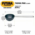 Hawkins Futura Hard Anodised 2-CUP Tadka Pan 12 Cm Spice Heating ATP2 Free Ship New. Price: $43.50.