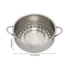 Stainless Steel Steamer Pot Meat Vegetable Cooking New. Price: $17.25.