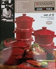 Denmark Tools For Cooks Set Of 8 Stonware Cocottes 10 Oz New/box Free Shipping. Price: $45.00.