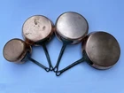 Falk Culinair Copper Pots Pans Skillets Made Belgium Vintage Iron Cookware Used. Price: $1200.00.