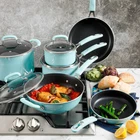 Brylanehome 10 Pc Kenmore Elite Non-stick Cookware Set Stainless Steel New. Price: $173.99.