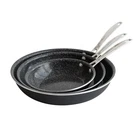 Nordic Ware Basalt Ceramic Non-stick 3-PIECE Skillet Set 8", 10", And 12", New. Price: $125.99.