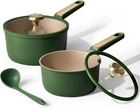 Carote 2QT & 2.5QT Sauce Pan Sets With Lid Ladle Cooking Pots Nonstick Sauc... New. Price: $28.13.