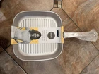 Ayesha Curry 11.25 Square Grill Pan Porcelain Enamel Nonstick New. Price: $29.99.