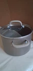 Circulon Stock Pot 8 Qt Premier Professional Non Stick Glass Lid Silicon Handles Used. Price: $34.95.