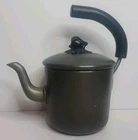 Calphalon Metal Tea Pot Kettle Made Ireland Anodized 2 Qt Acorn Finial Used. Price: $34.99.