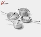 Niob Caraway 12-PIECE Stainless Steel Cookware CW-CSET-201 W/storage New. Price: $450.00.