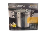 Tramontina Stainless Steel 8-QUART Multi-cooker Stock Pot With Pasta Insert New. Price: $59.99.