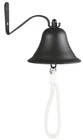 Upstreet's Outdoor & Indoor Dinner - Large Cast Iron Bell, Ideal Black New. Price: $35.76.