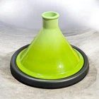 Le Creuset Stoneware Moroccan Tagine Kiwi Green 2.5QT. Read Used. Price: $175.00.