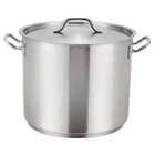 Winco Stock Pot Commercial 16 Qt Stainless Steel Tri-ply Bottom Nsf Listed Cover New. Price: $85.44.
