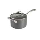 Sauce Pan 4 Qt. Hard-anodized Aluminum Nonstick Interior Glass Lid Oven Safe New. Price: $68.34.