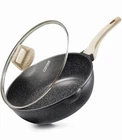 Carote 12 Inch Non-stick Deep Frying Pan With Lid 5.5 Qt Jumbo Cooker Saute New. Price: $43.97.