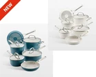 Kitchenaid Porcelain White Hard-anodized Ceramic Non-stick Induction 10-PIECE New. Price: $215.95.