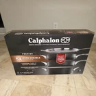 Calphalon Premier 5 Qt Saut Pan W/lid 12 Mineralshield Nonstick Stackable Nib New. Price: $90.00.