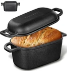 Yagonte 4.6 Quart Oval Dutch Oven Bread Baking Cast Iron Pan Lid Sourdough New. Price: $60.99.