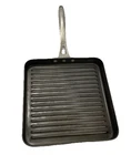 Calphalon Anodized 11 Griddle Pan Skillet Nonstick Grooves Long Handle Preowned Used. Price: $18.00.